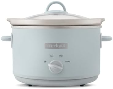4.5 Quart Manual Slow Cooker – Macaroon Blue - Curated Catalog O2