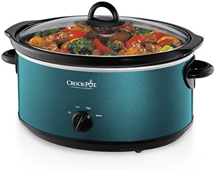 7 Quart Manual Slow Cooker – Turquoise - Curated Catalog N6