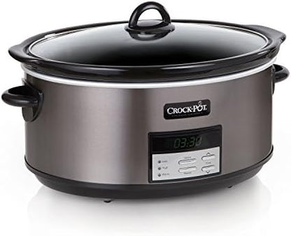 8 Quart Programmable Slow Cooker with Auto Warm - Curated Catalog U1