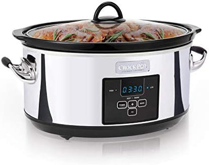 7 Quart Programmable Slow Cooker – Polished Platinum - Curated Catalog K9