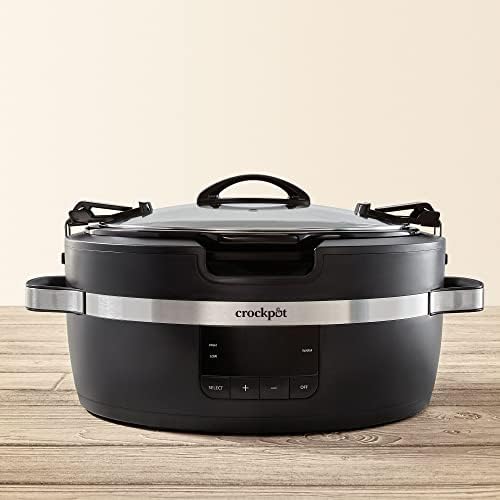 Thermoshield 6 Quart Slow Cooker with Carry Handles - Curated Catalog J0
