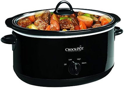 8 Quart Manual Slow Cooker – Black - Curated Catalog H7