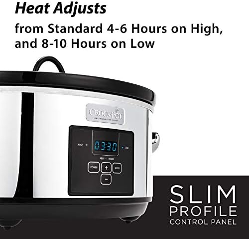 7 Quart Programmable Slow Cooker – Polished Platinum - Curated Catalog K9
