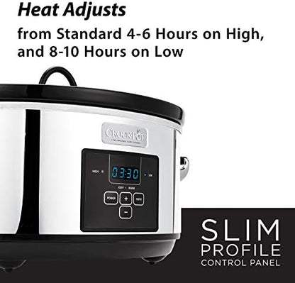 7 Quart Programmable Slow Cooker – Polished Platinum - Curated Catalog X9