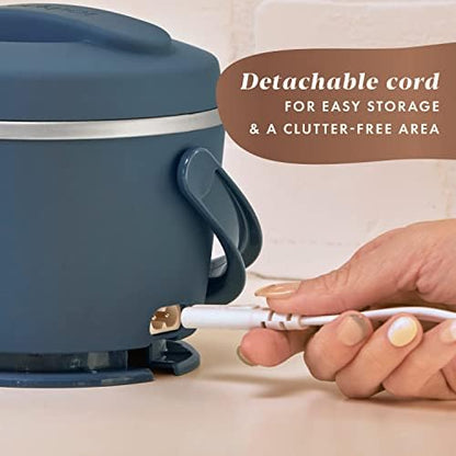 Electric Lunch Box Food Warmer 20oz – Faded Blue - Curated Catalog B5