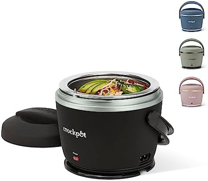 Electric Lunch Box Food Warmer 20oz – Black - Curated Catalog N6