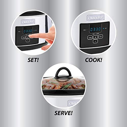 7 Quart Programmable Slow Cooker – Polished Platinum - Curated Catalog X9
