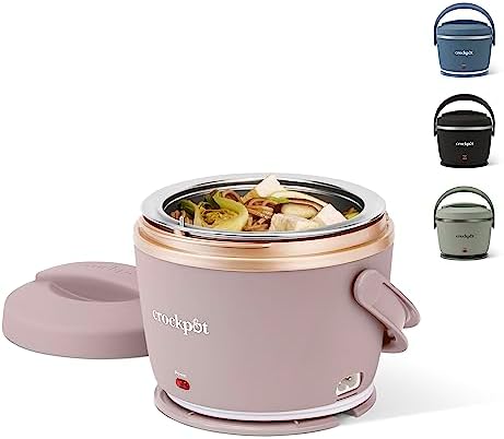 Electric Lunch Box Food Warmer 20oz – Blush Pink - Curated Catalog J6