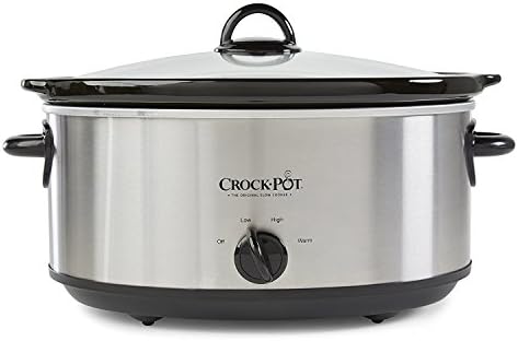 7 Quart Oval Manual Slow Cooker – Stainless Steel - Curated Catalog F4