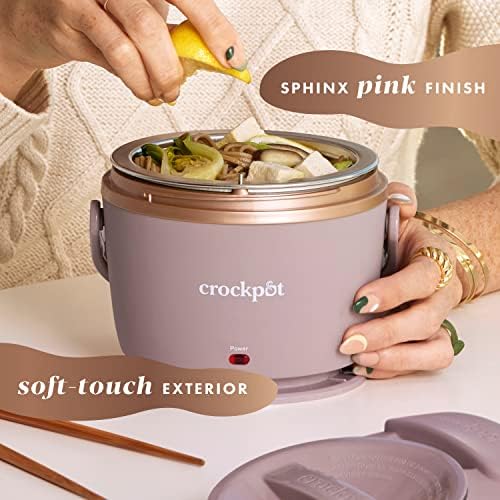 Electric Lunch Box Food Warmer 20oz – Blush Pink - Curated Catalog J6