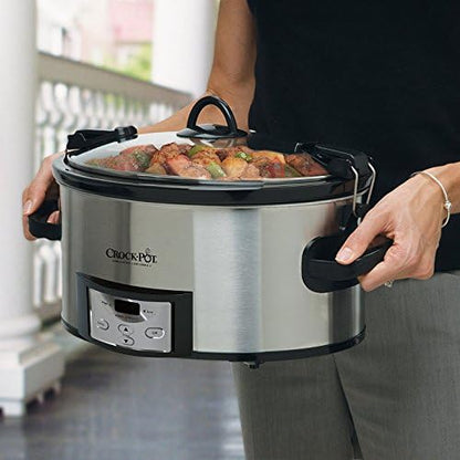 Cook & Carry 6 Quart Programmable Slow Cooker - Curated Catalog S6
