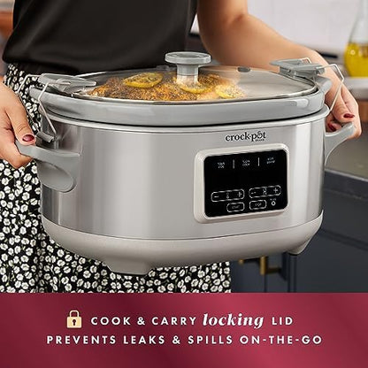 7 Quart Programmable Cook & Carry Slow Cooker - Curated Catalog I9