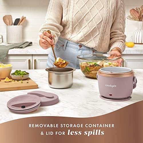 Electric Lunch Box Food Warmer 20oz – Blush Pink - Curated Catalog J6