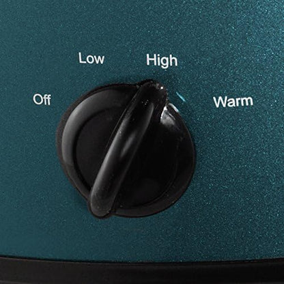 7 Quart Manual Slow Cooker – Turquoise - Curated Catalog N6
