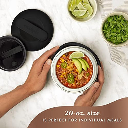 Electric Lunch Box Food Warmer 20oz – Black - Curated Catalog N6