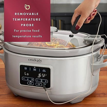 7 Quart Programmable Cook & Carry Slow Cooker - Curated Catalog I9