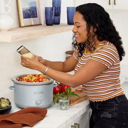 4.5 Quart Manual Slow Cooker – Macaroon Blue - Curated Catalog O2