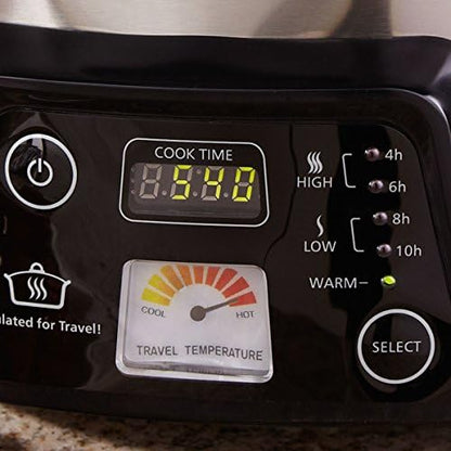 Cook & Carry 6 Quart Programmable Slow Cooker - Curated Catalog S6