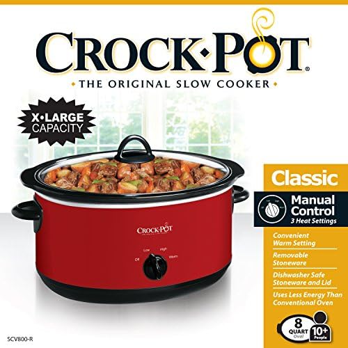 Express Crock 8 Quart Programmable Slow Cooker - Curated Catalog L3