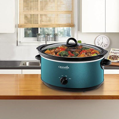 7 Quart Manual Slow Cooker – Turquoise - Curated Catalog N6
