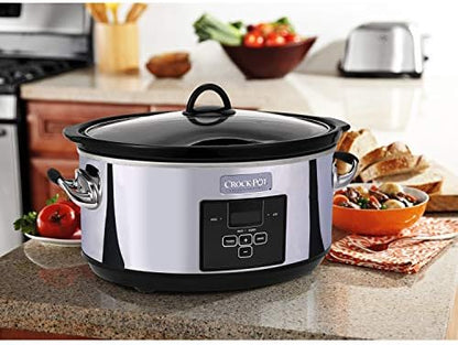 7 Quart Programmable Slow Cooker – Polished Platinum - Curated Catalog K9