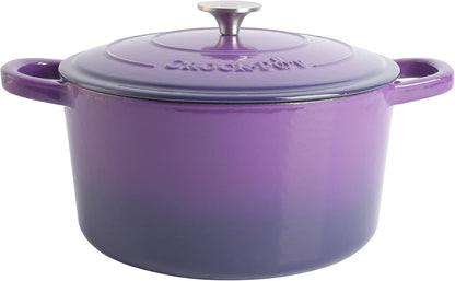3 Quart Enameled Cast Iron Dutch Oven – Aqua - Curated Catalog Y2