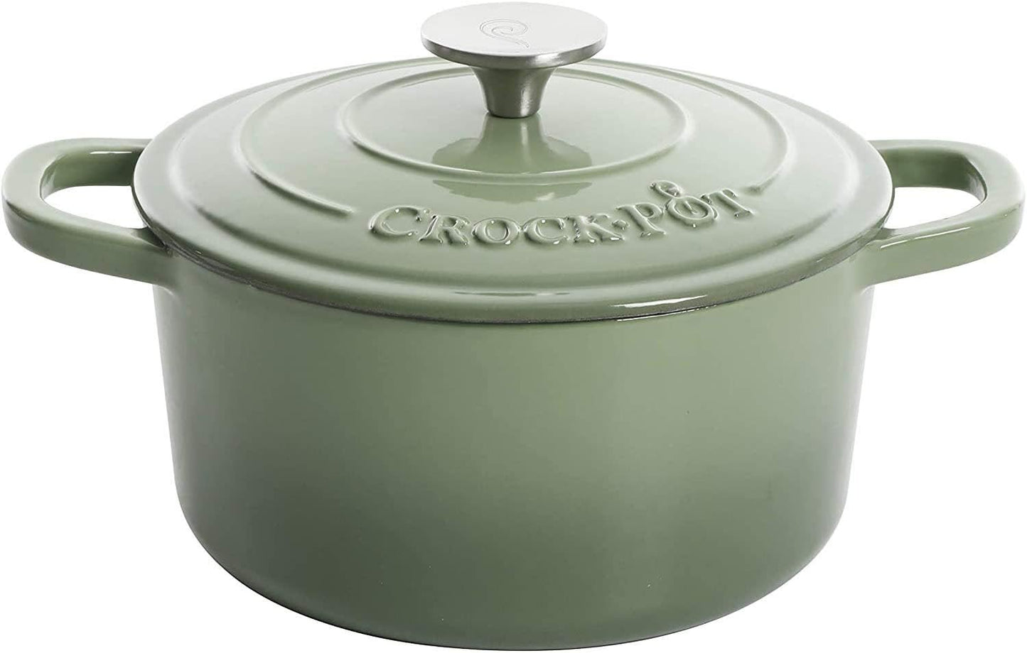 3 Quart Enameled Cast Iron Dutch Oven – Aqua - Curated Catalog X7