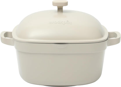 3 Quart Enameled Cast Iron Dutch Oven – Aqua - Curated Catalog X7