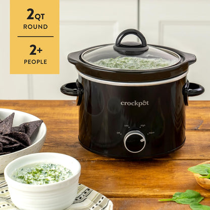 2 Quart Mini Slow Cooker – Classic Compact Cooker - Curated Catalog M6