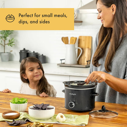 2 Quart Mini Slow Cooker – Classic Compact Cooker - Curated Catalog U4
